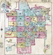 Index Map, Los Angeles 1921 Baist's Real Estate Surveys